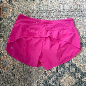 lululemon athletica Women's Pink Speed Up Shorts